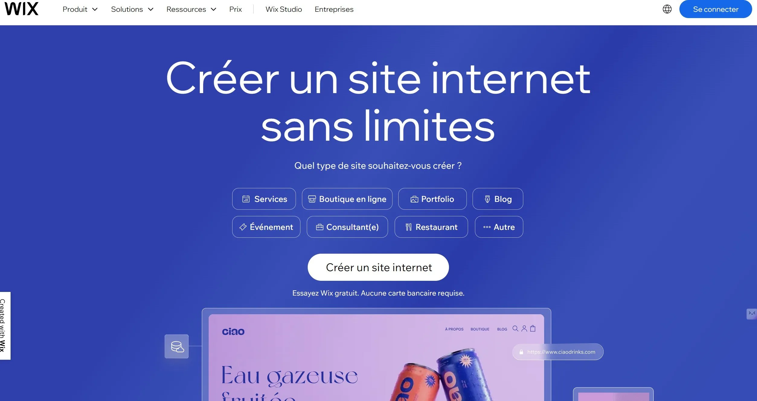 agence de référencement wix